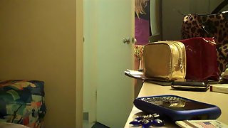 Vacation sex in hotel room, she unwraps off to plumb doggy style