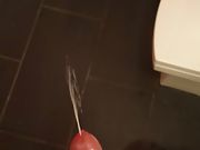 Cleaning cock in the shower morning
