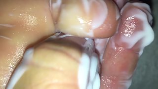 Sexy wife abby having her soft size 3s creamed and touched