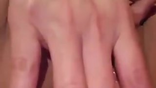 Hubby films his youthful asian wife masturbating