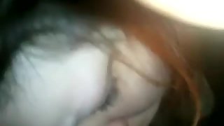Bbc slut with red hair choking on man meat and getting nailed bareback in pov