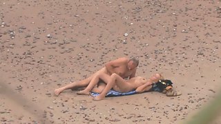Mature couple public sex on beach caught on hidden cam camera lens