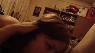 Wife blowjob video fucking her facehole while while sucks
