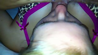 Superslut throating hard-on like the dirty ho she is loving every second of it